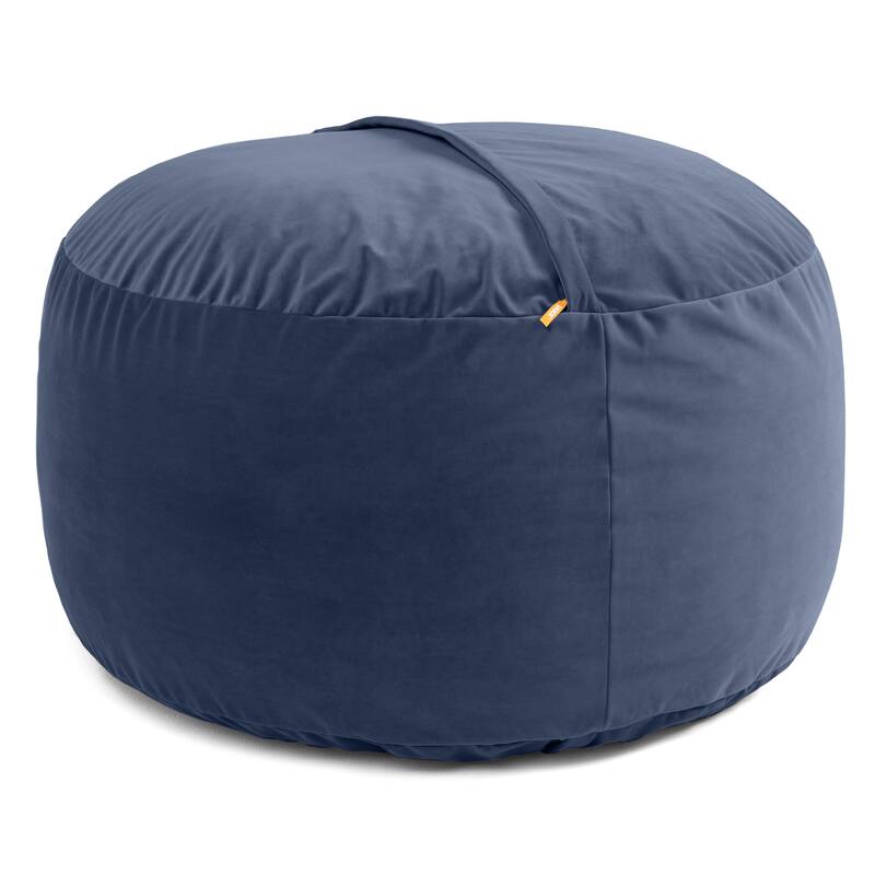 Jaxx Saxx 4ft - Large Round Bean Bag for Adults - Lush Velvet