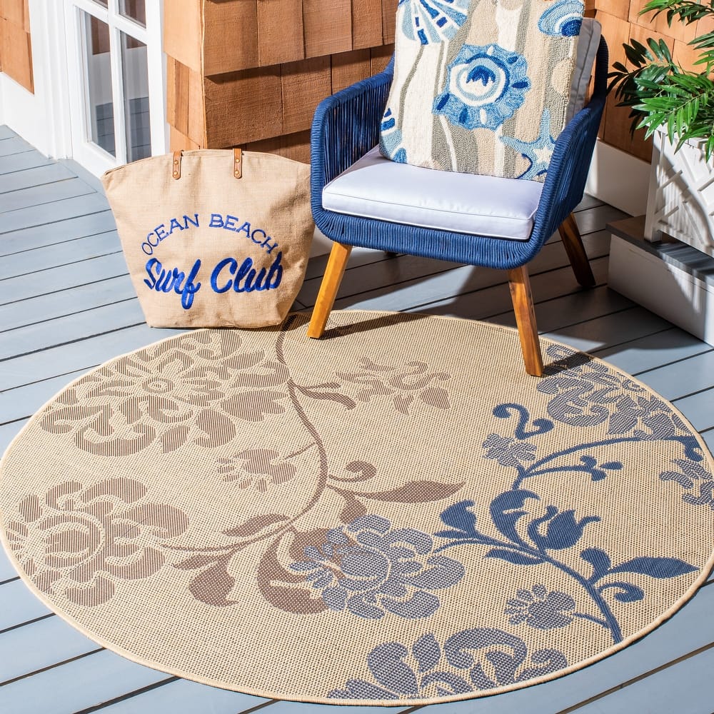 SAFAVIEH Courtyard Vernelle Arvyda Outdoor Waterproof Patio Backyard Rug