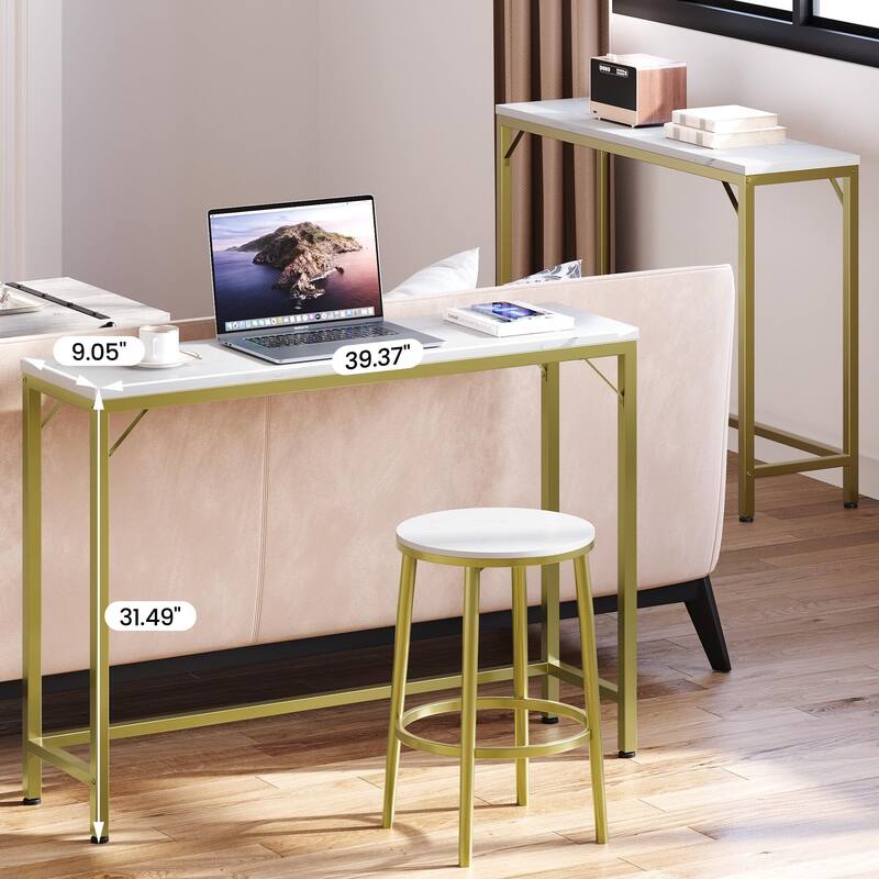 9.1" Narrow Console Table