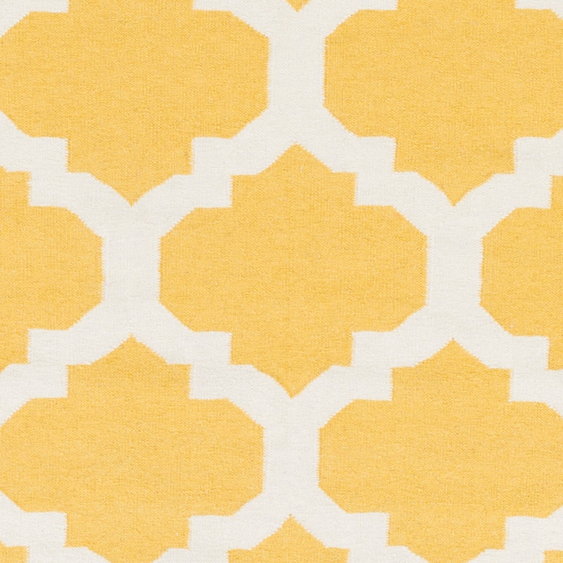 Hand-Woven Esme Moroccan Trellis Reversible Flatweave Wool Rug - 4' x 6'