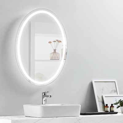Modern Mirrors Venus Oval Lighted LED Bathroom Vanity Mirror - IP44 - 28*20