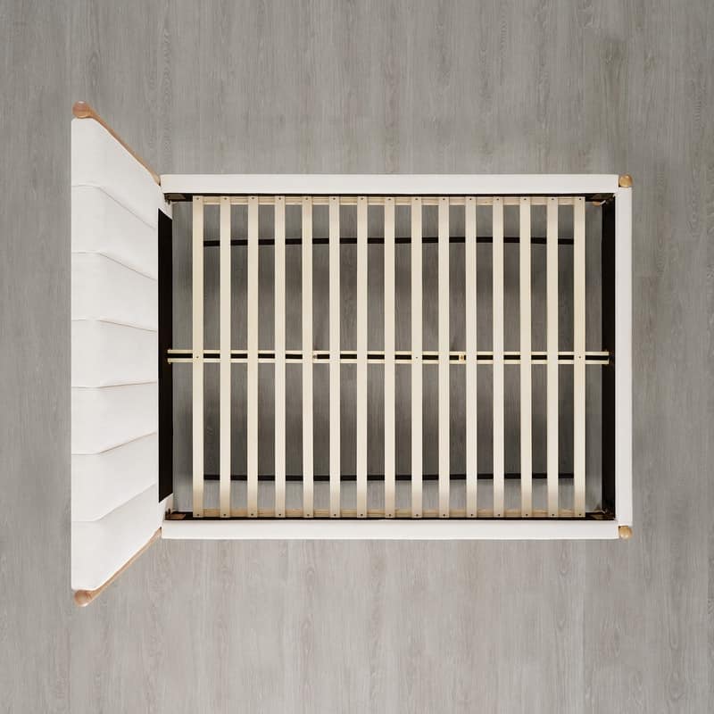 Spruce & Spring Camila Upholstered Platform Bed Frame with Headboard