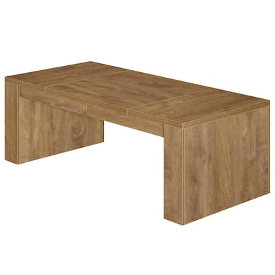 71'' Rectangular Dining Table Wooden Kitchen Table for 6-8