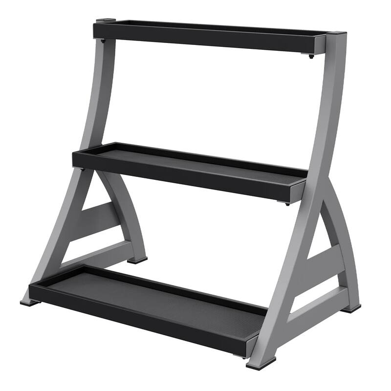 Power Systems Studio Premium 3-Tier Kettlebell Rack – Holds Up to 12