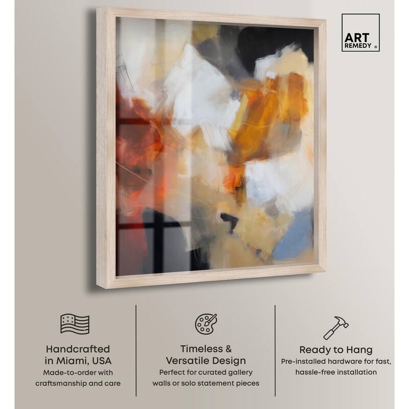 Earth and Fire I Shadowbox by Art Remedy