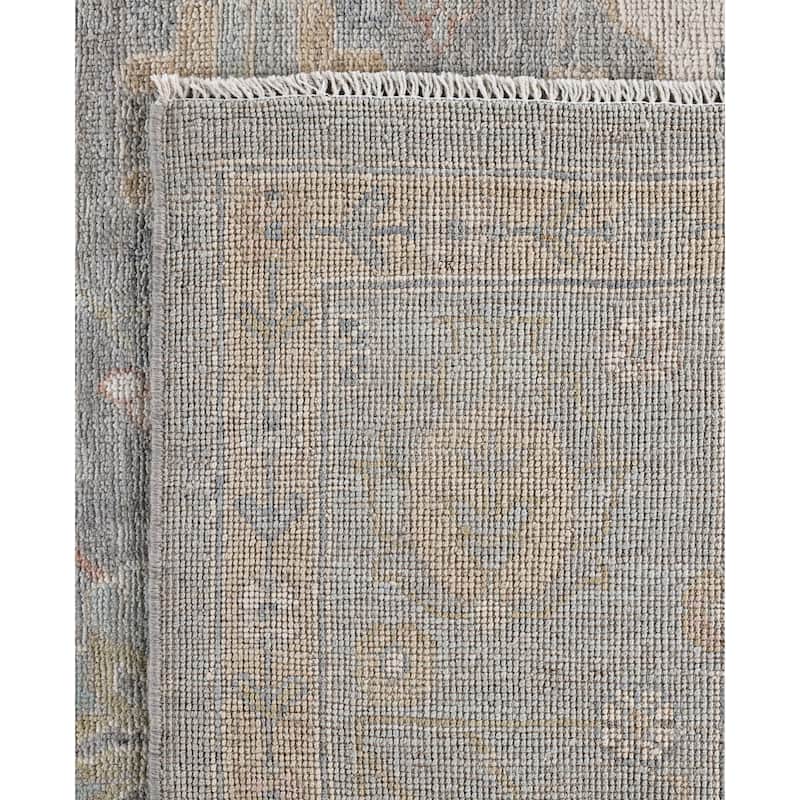 Oushak One-of-a-Kind Hand-Knotted Area Rug - Gray - 8' 4" x 9' 11"