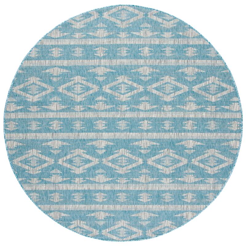 SAFAVIEH Courtyard Fraidel Indoor/ Outdoor Waterproof Patio Backyard Rug