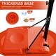 preview thumbnail 14 of 26, Outdoor Portable Basketball Hoop System, 44-Inch Backboard, Height Adjustable 4.8 to 7.7ft with Stable Base and Wheels