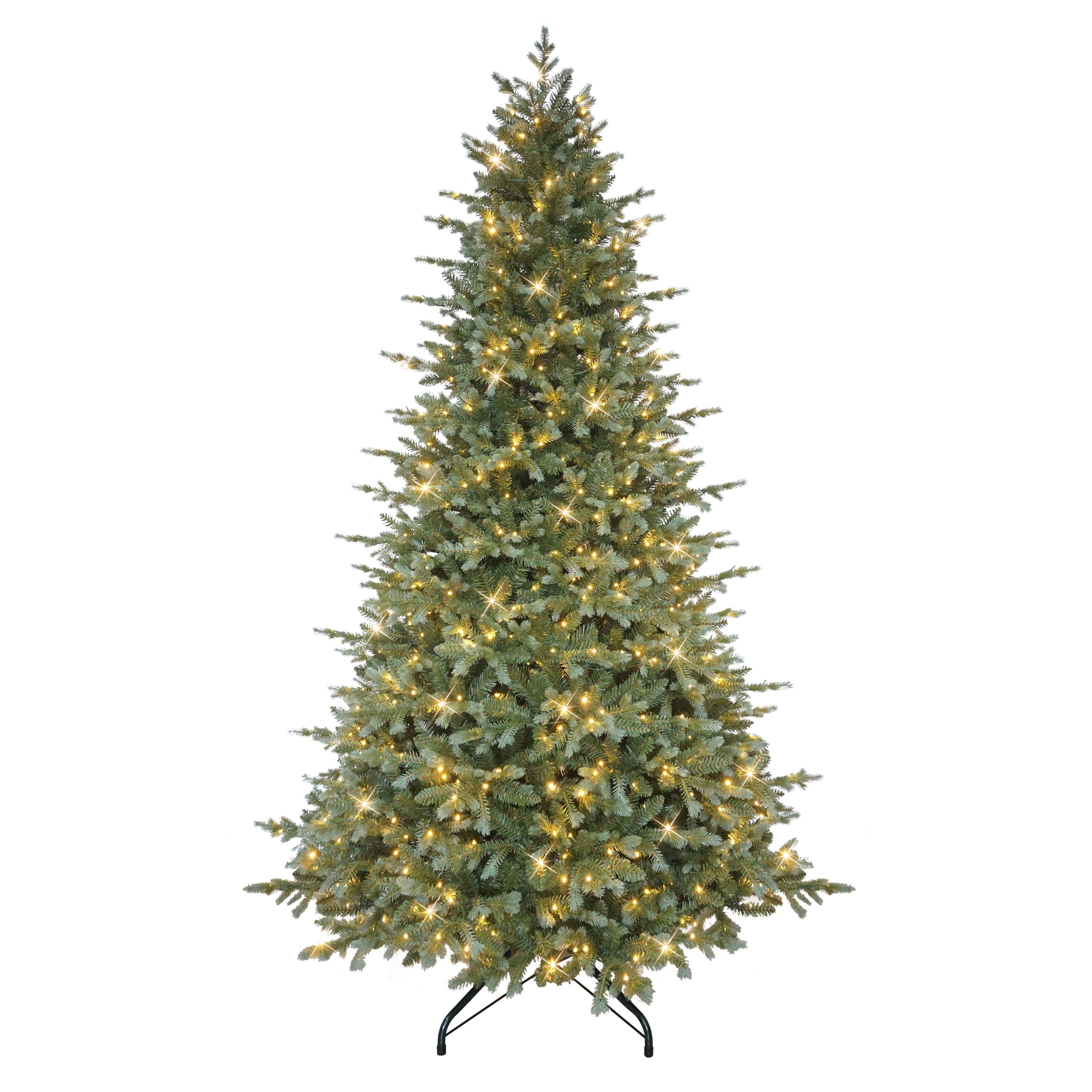 Puleo International 9' Pre-Lit Linden Fir Artificial Tree with 750 Dual-Color LED Lights