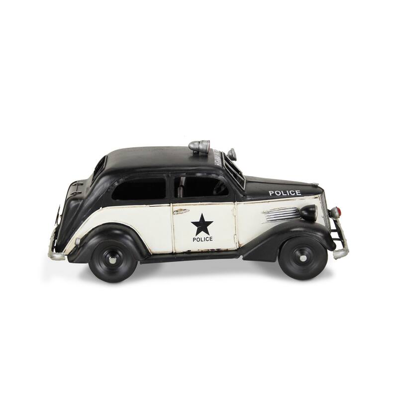 Multicolor Metal 1937 Police Car Model