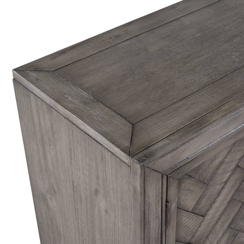 40‘’ Modern Console Table Sofa Table for Living Room with 2 Shelves