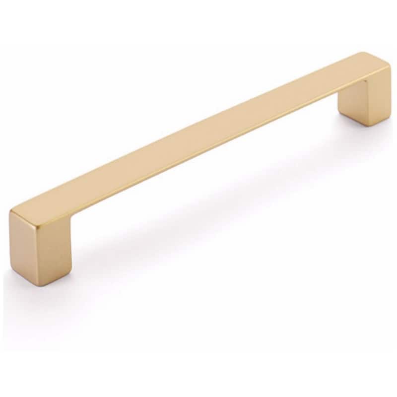 Schaub and Company Classico 6-5/16" Center to Center Modern Handle - Signature Satin Brass