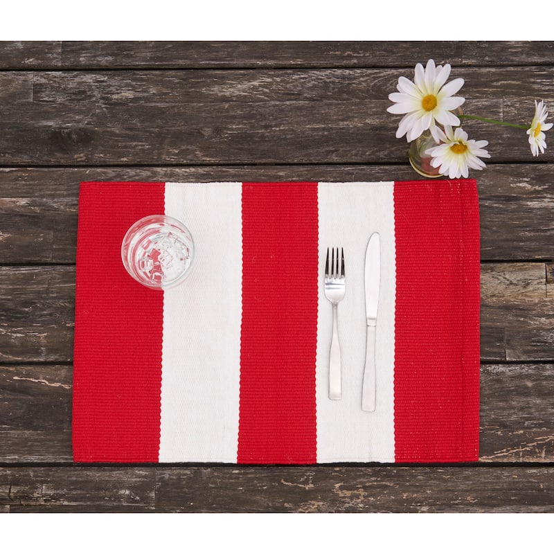 Cabana Stripes Placemats Sets of 6 Collection