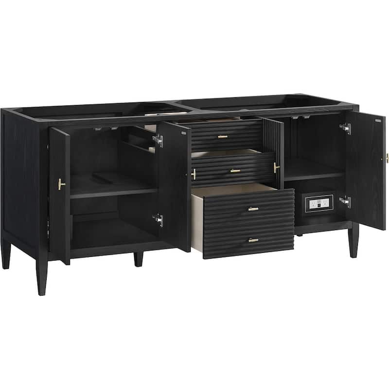 James Martin Vanities 485-V72-M Myrrin 72" Free Standing Double Basin