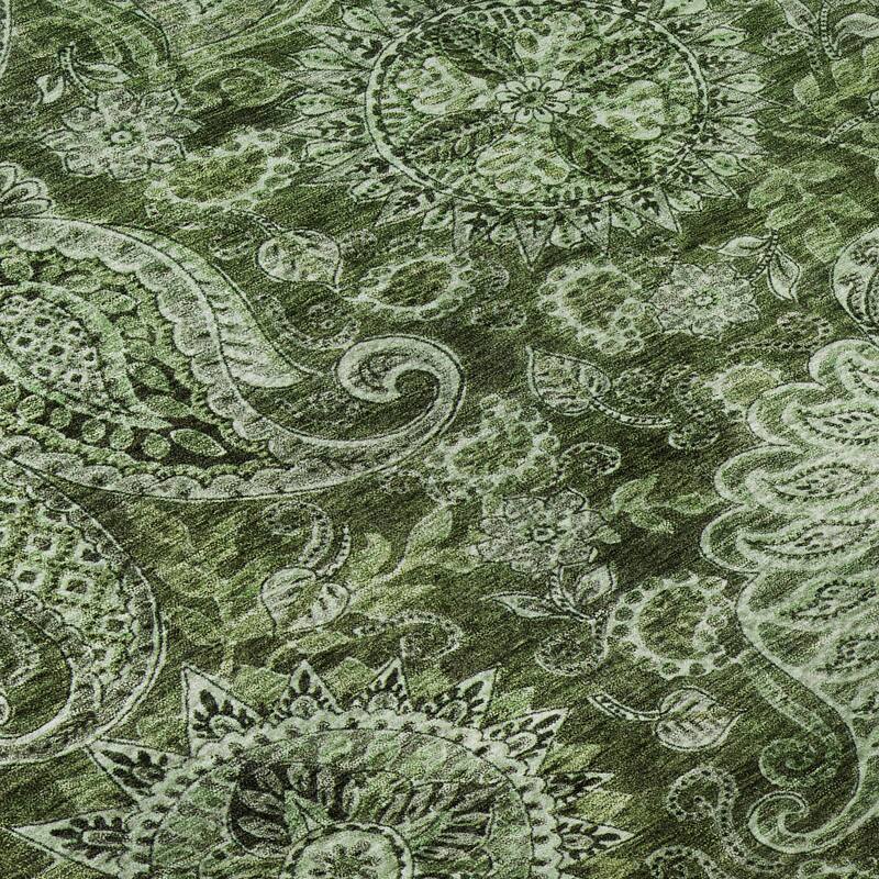 Premium Washable Super Soft Modern Paisley Mayfield Rug