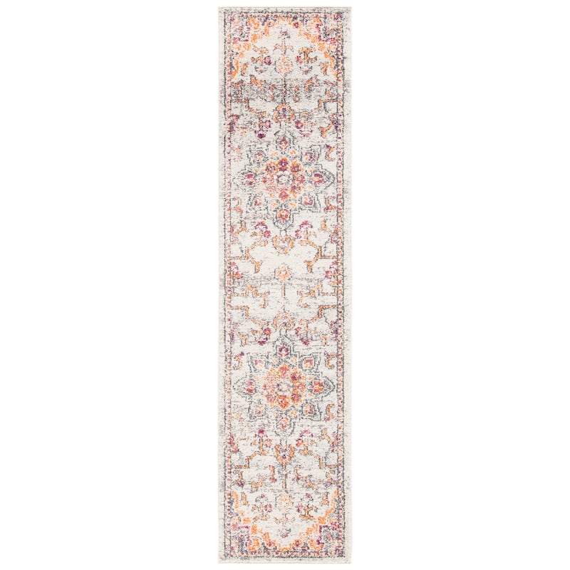 SAFAVIEH Madison Diederike Boho Medallion Distressed Rug