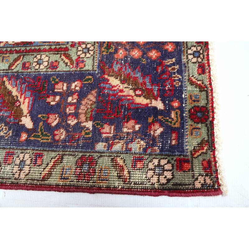 ECARPETGALLERY Hand-knotted Antalya Vintage Red Wool Rug - 6'7 x 10'2