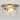 2-Light Flush Mount Ceiling Light with Water Ripple Glass