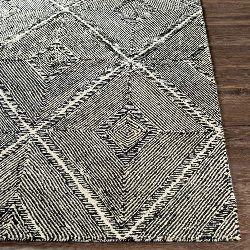 Livabliss Maroc Moroccan Diamond Hand Tufted Area Rug