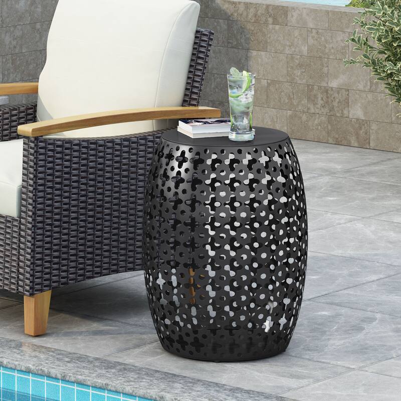 Metal end table -Large