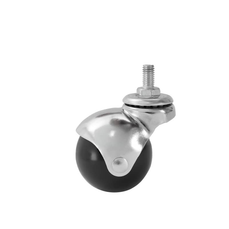 Spruce & Spring Iris Modern Upholstered Fabric Dining Chair with Casters