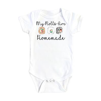 Sushi Roll - Baby Boy Girl Clothes Infant Bodysuit Funny Cute Newborn 1G