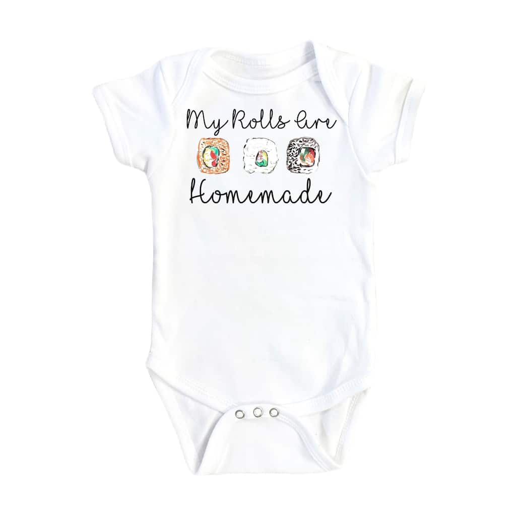 Sushi Roll - Baby Boy Girl Clothes Infant Bodysuit Funny Cute Newborn 1G