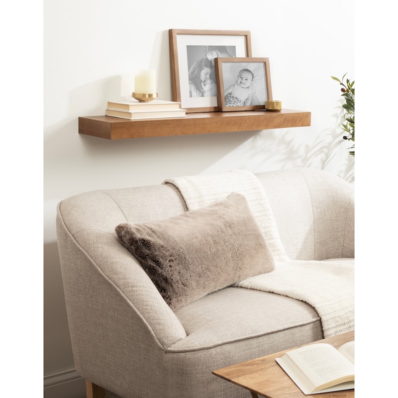 Kate and Laurel Havlock Wood Shelf Set