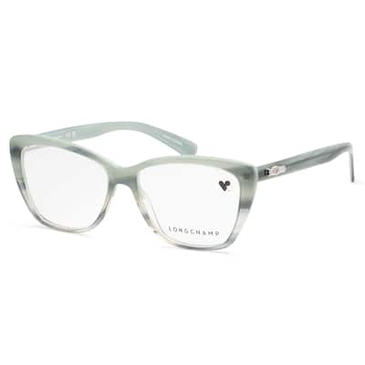 Longchamp Women's 53mm Green Grey Opticals