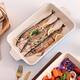 MALACASA Series Bake.Bake, Rectangle Porcelain Bakeware Set