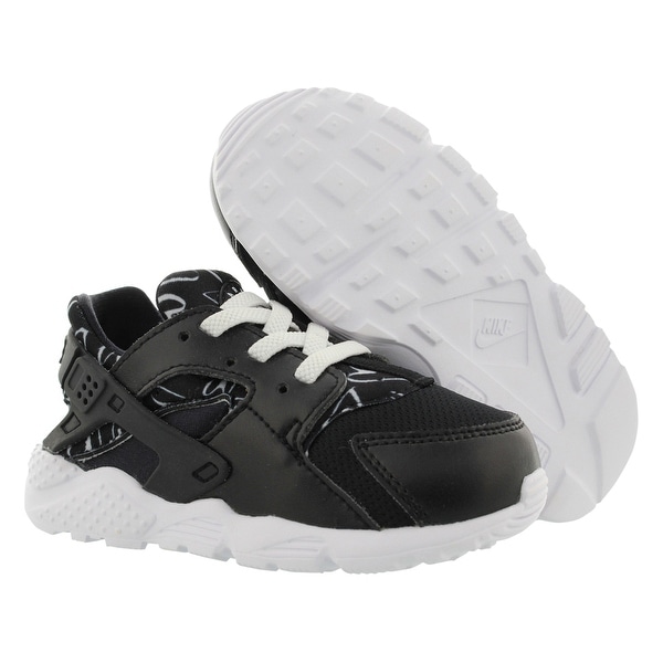 black and white infant huaraches