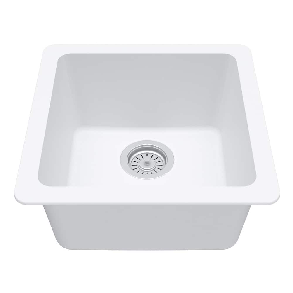 Karran Undermount Quartz Bar Single Bowl Sink