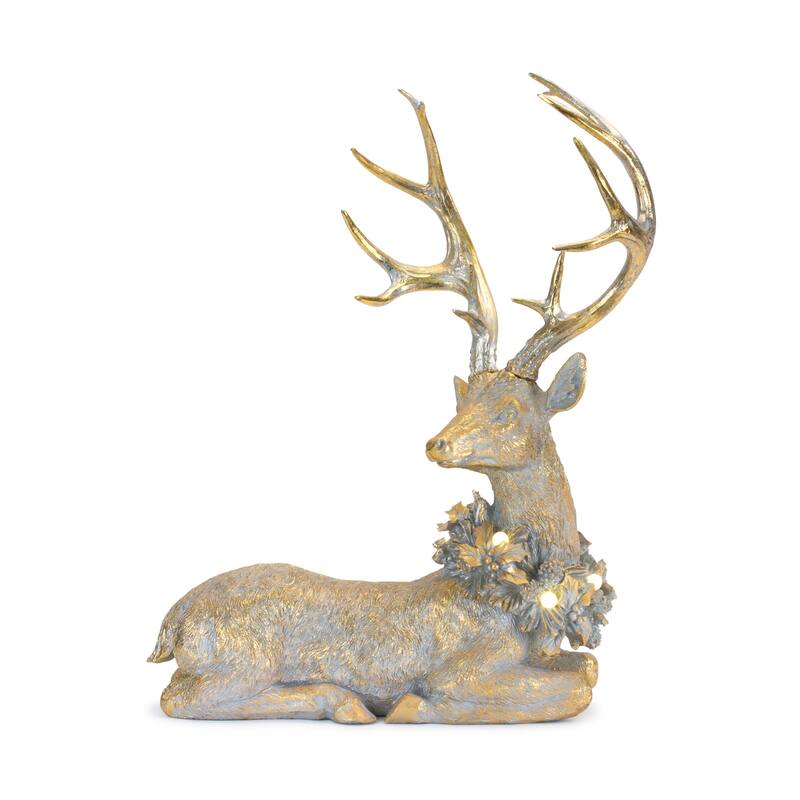 Deer w/LED Light (Set of 2)