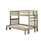 preview thumbnail 5 of 8, Olympus Twin-over-Full Solid Wood Bunk Bed with Ladder