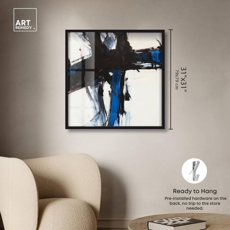 Blue Streak I Shadowbox by Art Remedy