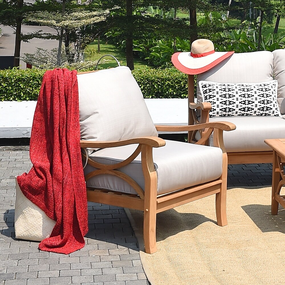 Lowell teak 2025 patio furniture