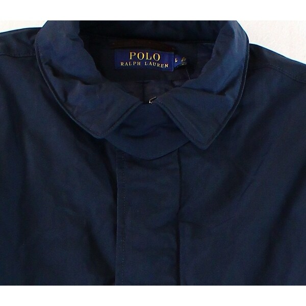 blue polo jacket men's
