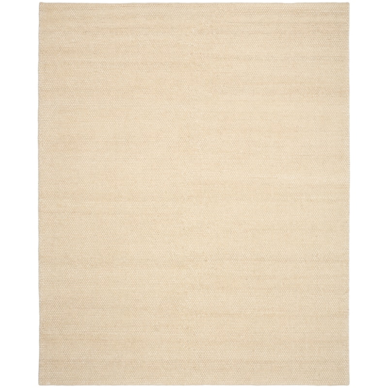 DKNY Pure Rows Handwoven Farmhouse Wool Indoor Rug - Ivory Beige - 8'6" x 11'6"