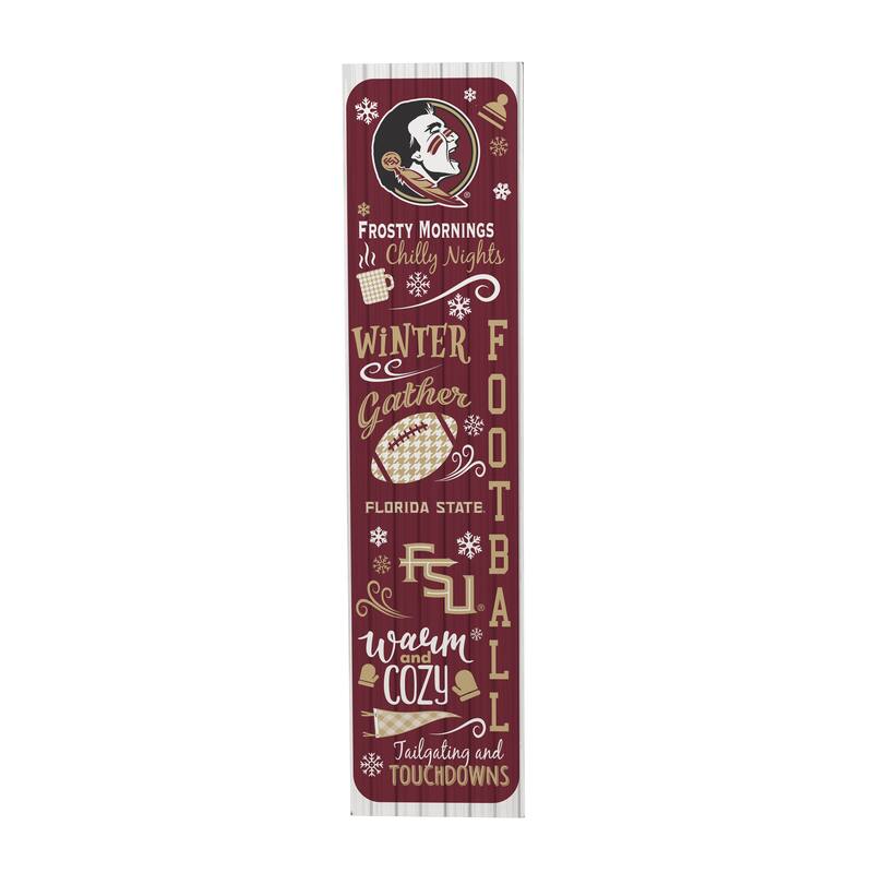 47" Double Sided Seasonal Porch Leaner, Florida State University - 47" x 11.25"