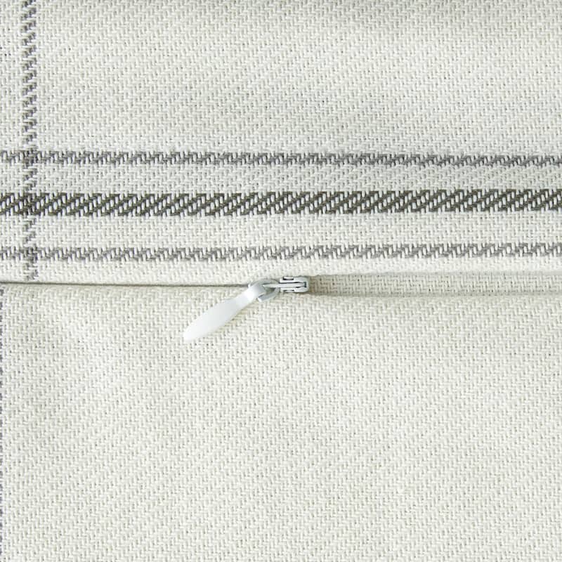 HiEnd Accents Windowpane Plaid Modern Rustic Bedding 3 Piece Duvet Cover Set