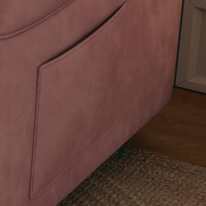 Sofa at the Forefront: 54-inch Velvet Sofa Bed for Multi-purpose Living Spaces, Featuring a Retractable Bed