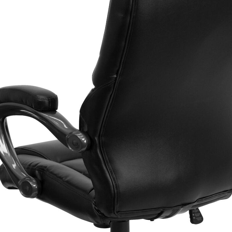 High Back LeatherSoft Overstuffed Executive Swivel Ergonomic Office Chair
