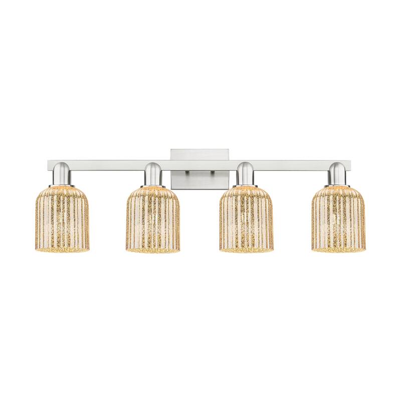 Innovations Lighting Downtown Urban - Bridal Veil - 4 Light 32" Bath Vanity Light