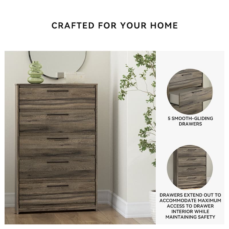 Signature Design by Ashley Baystorm Brown Chest of Drawers