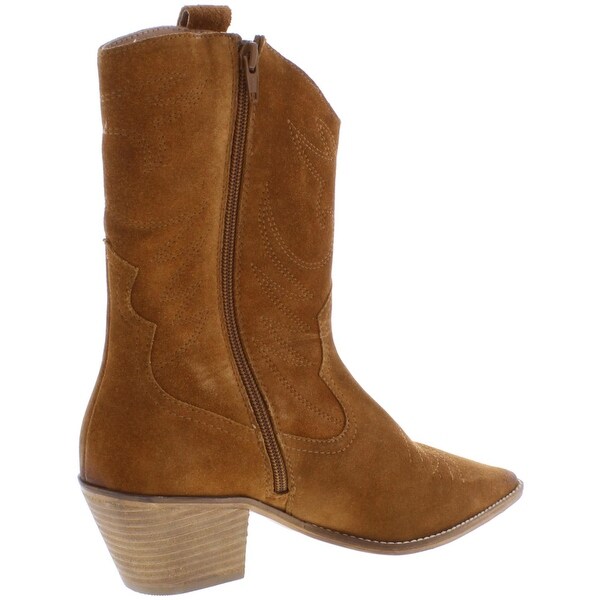 womens suede western boots