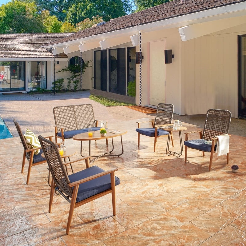 Mesh 9-Piece Outdoor Conversation Set