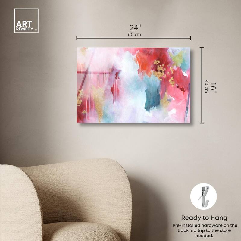 Rolling in Love Acrylic by Art Remedy, Ready to Hang