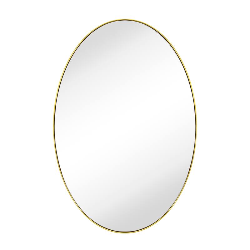 Javell Oval Metal Wall Mirror