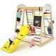 preview thumbnail 3 of 20, Costway Indoor Playground Climbing Gym Kids Wooden 8 in 1 Climber - See Details Multi-color