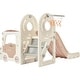 preview thumbnail 2 of 4, Toddler Slide Swing Set With Bus Play Structure Freestanding - 1
